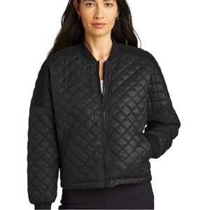 new • mercer+mettle boxy cropped quilted jacket